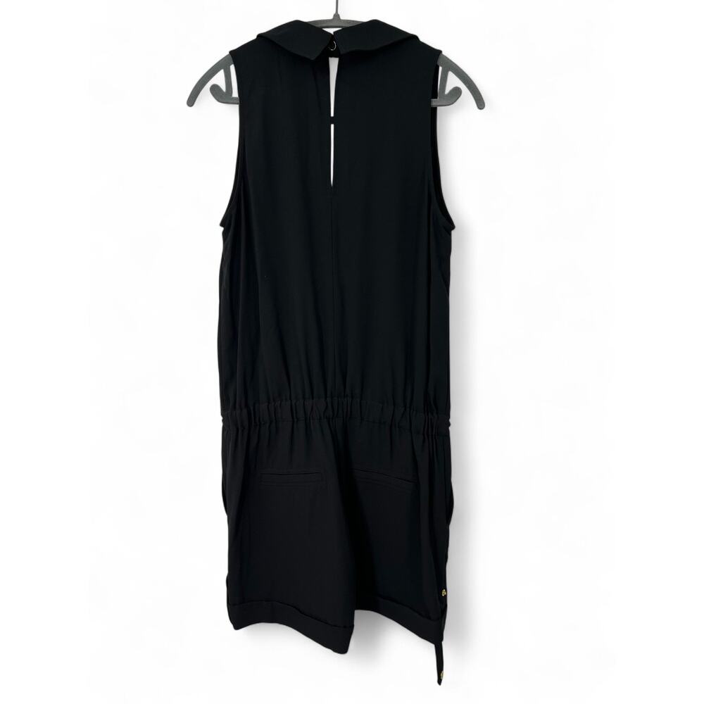 CACHE | M | Shorts sleeveless romper jumpsuit One Piece gold-toned hardware - Picture 7 of 9
